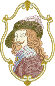 Sir Albert the Knight Embroidery- 03 -  A Romantic Era - by Sue Box