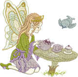 Fairy Tina Embroidery Motif - 05 by Sue Box