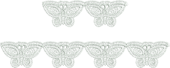 Lace Adiel Borders Embroidery Motif - 07 by Sue Box