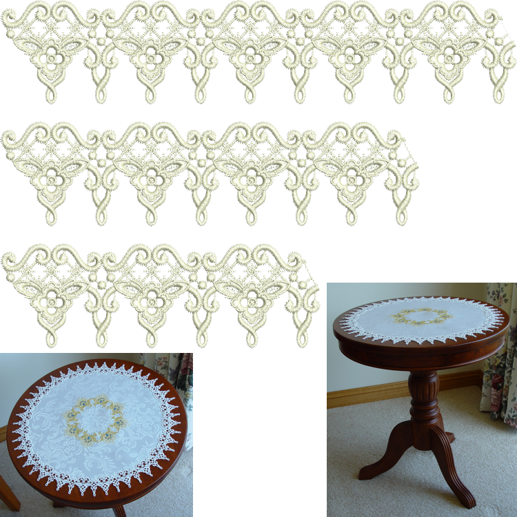 Lace Border Set Embroidery Motif by Sue Box – Sue Box Creations