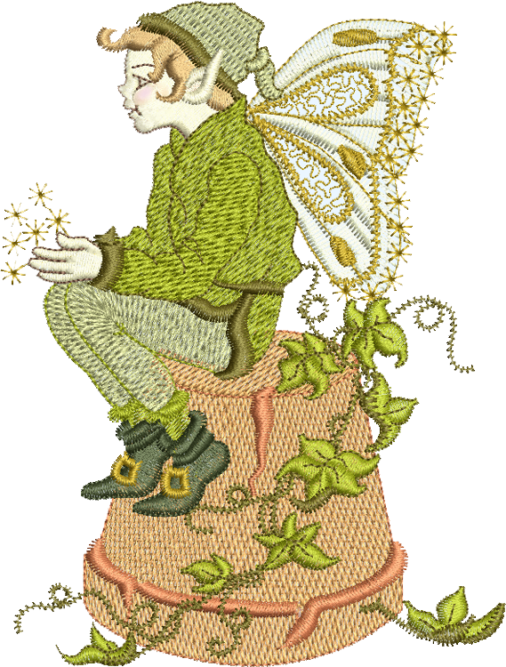 Fairy Flynn Embroidery Motif - 20 by Sue Box