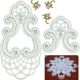 Lace - Tamah Lace Doily Embroidery Motif - 24 by Sue Box