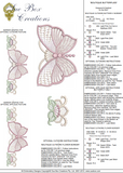 Butterfly Border and Flower Border Embroidery Motif - 05 by Sue Box