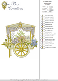 Flower Cart Embroidery Motif - 18 by Sue Box