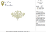 Lace Taj Embroidery Motif Small - 21 - Classic Lace - by Sue Box