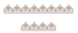 Lace - Old Lace Border Embroidery Motif - 10 by Sue Box