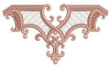Ornate Shelf Design Embroidery Motif - 25 by Sue Box