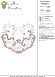 Classic Design Embroidery Motif - 01 by Sue Box