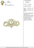 Applique Motif Embroidery Design - 17 -  Floral Illusions - by Sue Box
