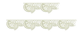 Lace Abir Leaf Borders Embroidery Motif - 05 by Sue Box