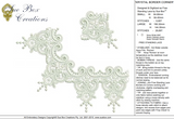 Lace Krystal Border Corners Embroidery Motif - 18 by Sue Box