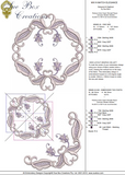 Machine Embroidery Motif -25 - Mix N Match Elegance - by Sue Box