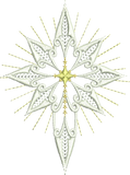Christmas Star of Bethlehem Embroidery Motif by Sue Box