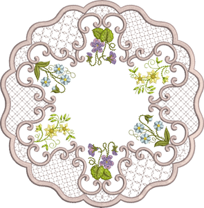 Versatile Doily 3 - Embroidery Motif by Sue Box