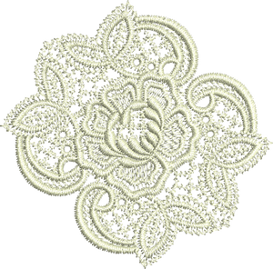 Lace - Abir Motif Embroidery Design - 01 by Sue Box