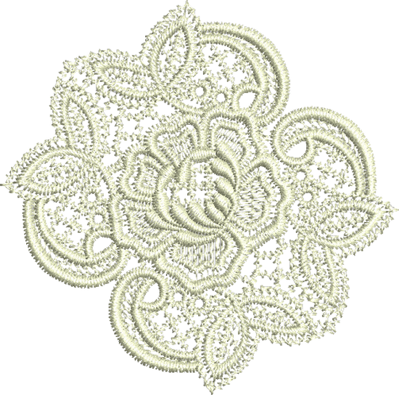 Lace - Abir Motif Embroidery Design - 01 by Sue Box