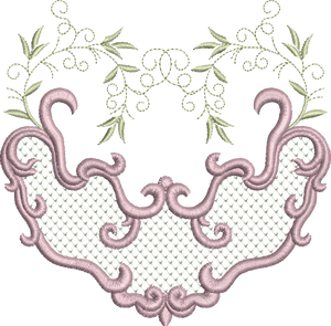 Classic Design Embroidery Motif - 01 by Sue Box