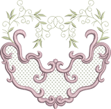 Classic Design Embroidery Motif - 01 by Sue Box