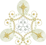 Christmas Decorations 3 Embroidery Motif - 01 by Sue Box