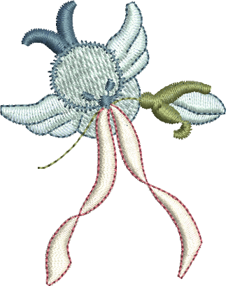 Birdie Embroidery Motif - 02 by Sue Box