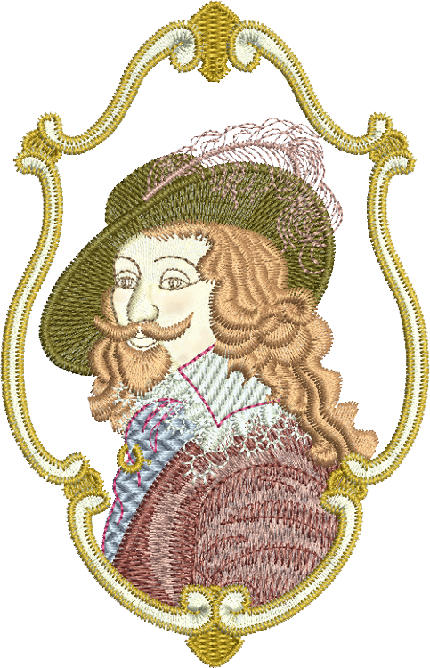 Sir Albert the Knight Embroidery- 03 -  A Romantic Era - by Sue Box