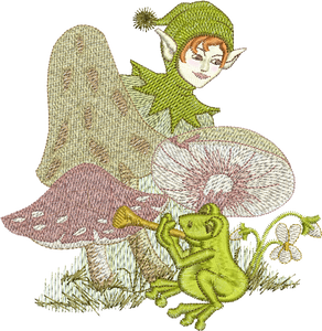 Fairy Fyfe Embroidery Motif - 03 by Sue Box