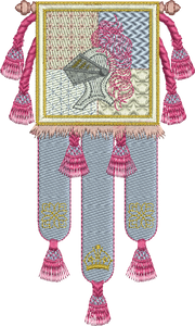 Knights Banner Embroidery Motif - By Sue Box'