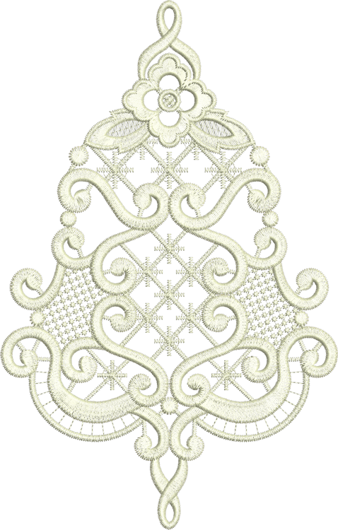 Lacy Bell Embroidery Motif by Sue Box