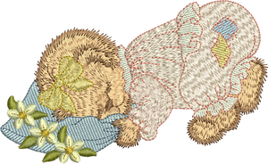 Teddy Bear Mandy Embroidery Motif - 04 by Sue Box