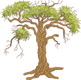 Oak Tree Embroidery Motif - 04 by Sue Box