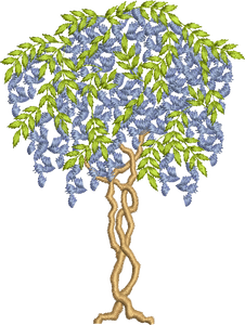 Tree 1 Embroidery Motif - 04 by Sue Box