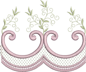 Classic Border Embroidery Motif - 05 by Sue Box