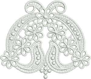 Lace Edge Design Embroidery Motif - 05 - Classic Lace - by Sue Box