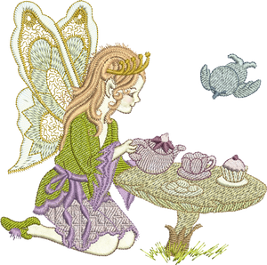 Fairy Tina Embroidery Motif - 05 by Sue Box