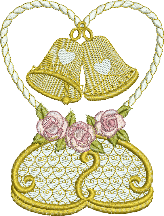 Little Bells Embroidery Motif - 06 by Sue Box