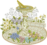 Sundial A Embroidery Motif - 06 by Sue Box