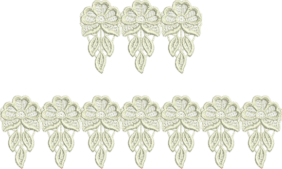 Lace - Tama Lace Borders Embroidery Motif - 06 by Sue Box