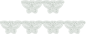 Lace Adiel Borders Embroidery Motif - 07 by Sue Box