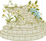 Garden Steps Embroidery Motif - 07 by Sue Box