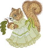 Squirrel - Sandy Squirrel Embroidery Motif - 08 by Sue Box