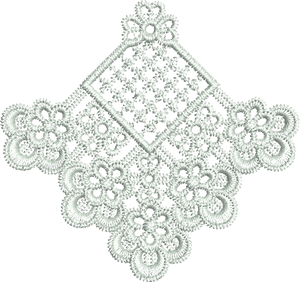 Lace Adah Motif Embroidery Motif - 09 by Sue Box