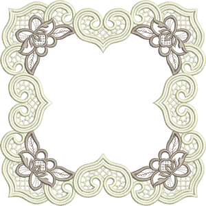 Cutwork by Sue Box - Embroidery Inspirations Doily - Embroidery Motif