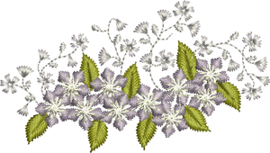 Flower 3 Embroidery Motif - 09 by Sue Box