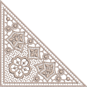 Lace - Old Lace Insert Embroidery Motif - 09 by Sue Box