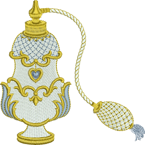 Perfume Spray Embroidery Motif - 10 by Sue Box