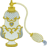 Perfume Spray Embroidery Motif - 10 by Sue Box