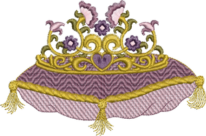 Fairy Titania`s Crown Embroidery Motif - 10 by Sue Box