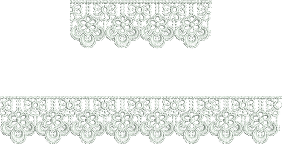 Lace Adah Borders Embroidery Motif - 11 by Sue Box