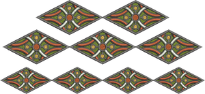 Geometric Borders Set Embroidery Motif - 11 - Sue Box Moroccan designs