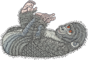 Gorilla - Ape - Motif - 11 - Zoo Babies by Sue Box